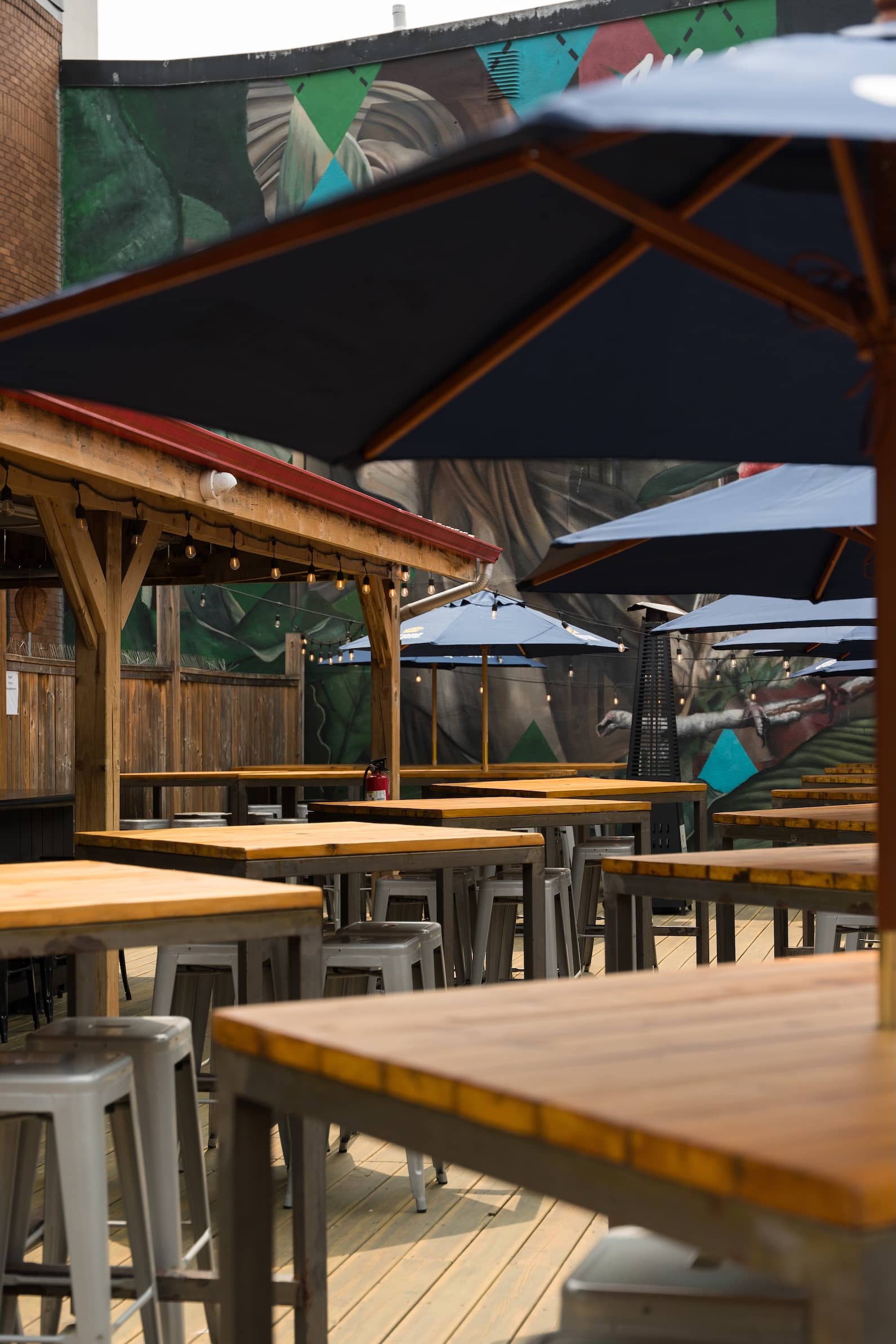 Group Dining Setup With Drinks - The Pint Public House Halifax